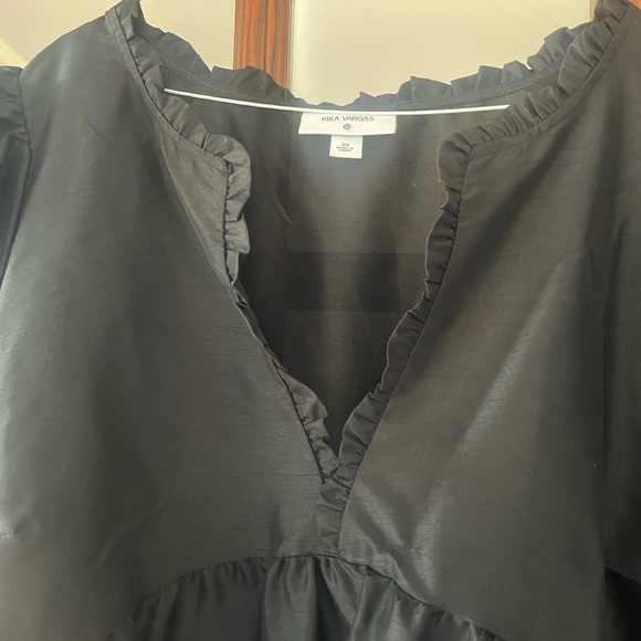 Kika Vargas Black High Low Dress - Picture 4 of 5